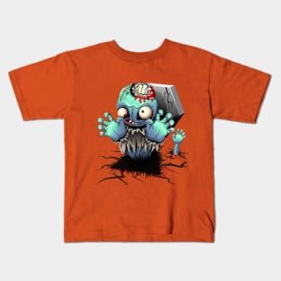 Zombie Monster Cartoon Kids T-Shirt